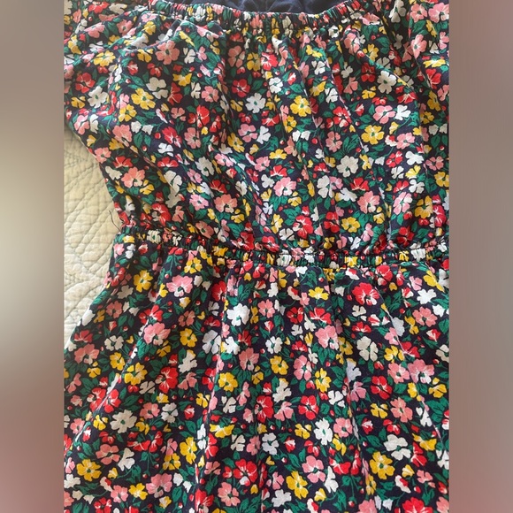 Janie and Jack Navy Blue Floral Sundress 100% cotton - Picture 6 of 9